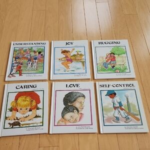Children's Book Set - Understanding, Joy, Hugging, Caring, Love, Self-Control.